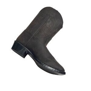 Old West Kids Cowboy Western Boots Size‎ 2 Distressed Brown